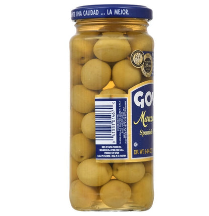 Goya Manzanilla Spanish Olives, 6.75 oz - Case 1