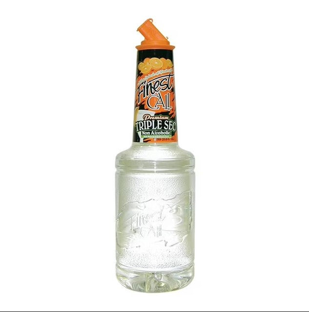 Finest Call Triple Sec 100% consistent flavor and yield -1 liter bottle (33.8 fl oz.) - Case 1