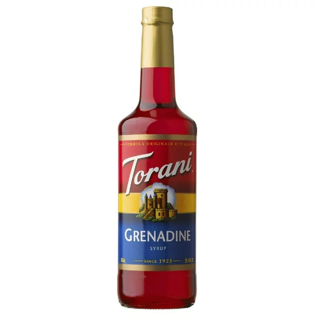 Torani Grenadine Syrup - Bottle (750 mL) - 1 Case