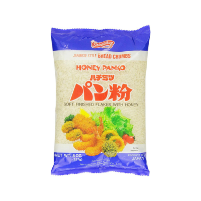 Shirakiku Panko Honey Bread Crumbs, 8-Ounce - Case 1