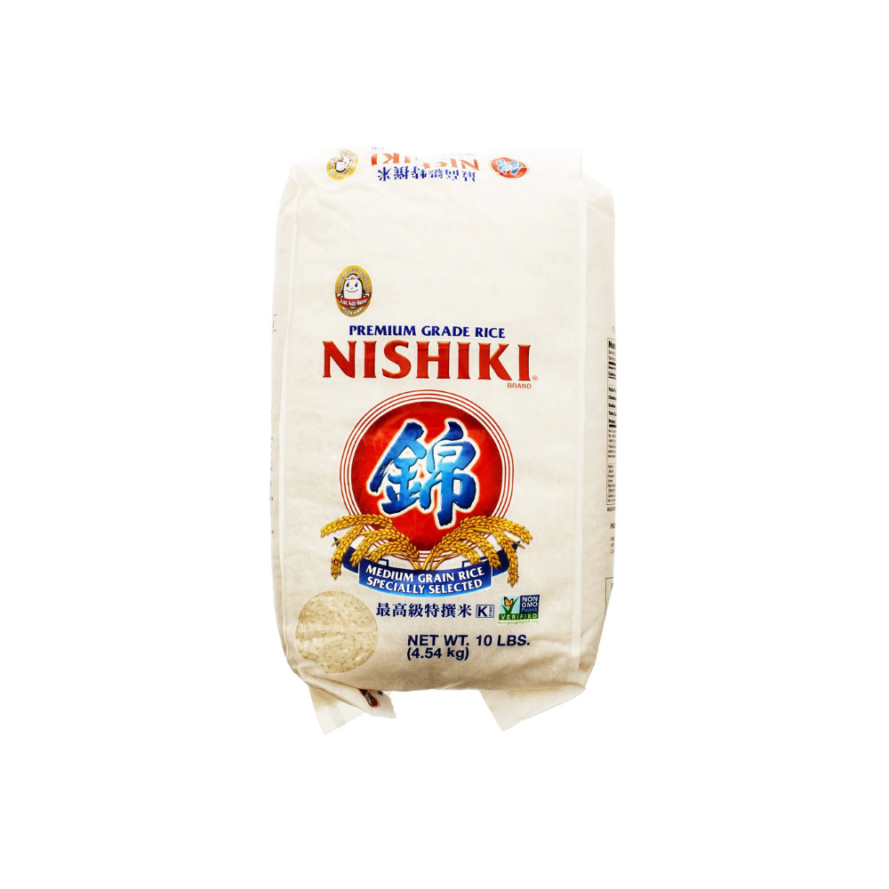 Nishiki Premium Sushi Rice, White, 10 Pound - Case 1