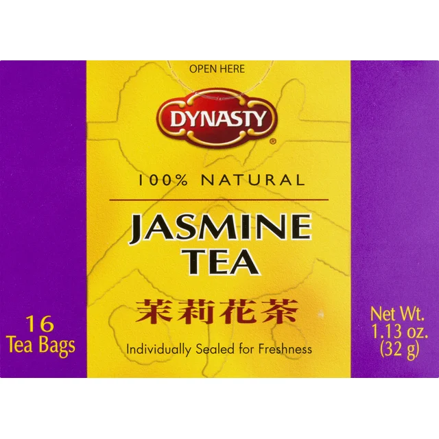 Dynasty Tea - 100% Natural Jasmine Tea Bags, 16 ct - Case 1