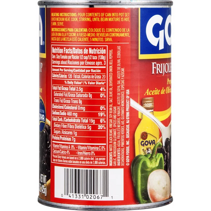 Goya Black Bean Soup, 15 oz - Case 1