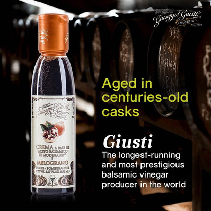 Giuseppe Giusti Crema Pomegranate Balsamic Glaze of Modena - 250 ml - 1 case