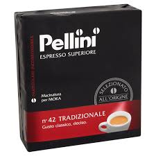 Pellini Tradizionale (#42) Full Body Ground Coffee for Stove Top Coffee Makers - Case 1